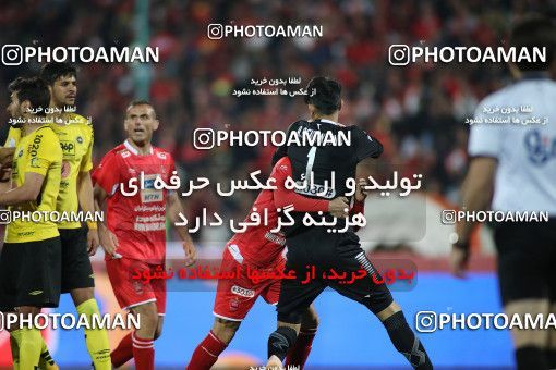 1440848, Tehran, , Iran Pro League، Persian Gulf Cup، 2018-19 season، Second Leg، Week 27، Persepolis ۰ v ۰ Sepahan on 2019/04/26 at Azadi Stadium