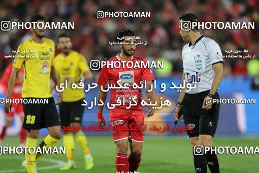 1443638, Tehran, , Iran Pro League، Persian Gulf Cup، 2018-19 season، Second Leg، Week 27، Persepolis ۰ v ۰ Sepahan on 2019/04/26 at Azadi Stadium