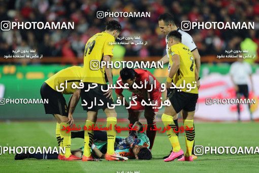 1443722, Tehran, , Iran Pro League، Persian Gulf Cup، 2018-19 season، Second Leg، Week 27، Persepolis ۰ v ۰ Sepahan on 2019/04/26 at Azadi Stadium