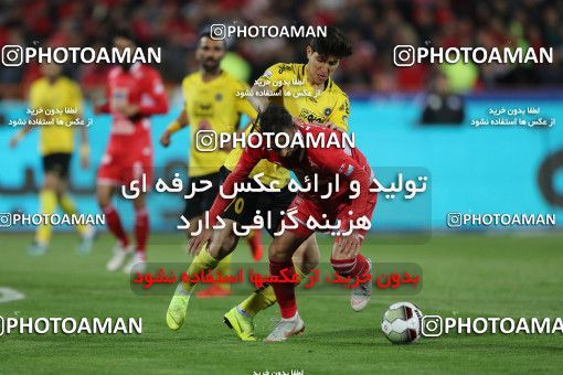 1443720, Tehran, , Iran Pro League، Persian Gulf Cup، 2018-19 season، Second Leg، Week 27، Persepolis ۰ v ۰ Sepahan on 2019/04/26 at Azadi Stadium