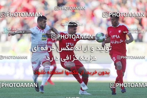 1446678, Tabriz, , Iran Pro League، Persian Gulf Cup، 2018-19 season، Second Leg، Week 28، Tractor S.C. ۱ v ۱ Persepolis on 2019/05/01 at Yadegar-e Emam Stadium