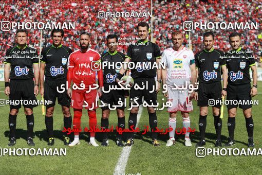 1399615, Tabriz, , Iran Pro League، Persian Gulf Cup، 2018-19 season، Second Leg، Week 28، Tractor S.C. ۱ v ۱ Persepolis on 2019/05/01 at Yadegar-e Emam Stadium