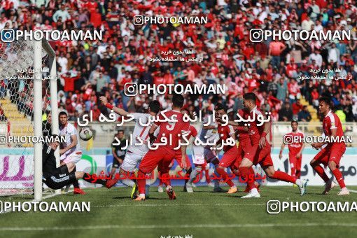 1399655, Tabriz, , Iran Pro League، Persian Gulf Cup، 2018-19 season، Second Leg، Week 28، Tractor S.C. ۱ v ۱ Persepolis on 2019/05/01 at Yadegar-e Emam Stadium