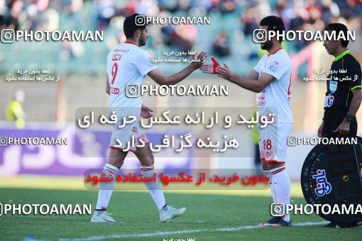 1399483, Tabriz, , Iran Pro League، Persian Gulf Cup، 2018-19 season، Second Leg، Week 28، Tractor S.C. ۱ v ۱ Persepolis on 2019/05/01 at Yadegar-e Emam Stadium