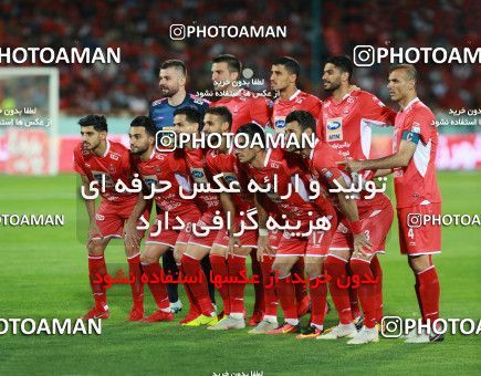 1403240, Tehran, , Iran Pro League، Persian Gulf Cup، 2018-19 season، Second Leg، Week 29، Persepolis ۱ v ۱ Gostaresh Foulad Tabriz on 2019/05/11 at Azadi Stadium