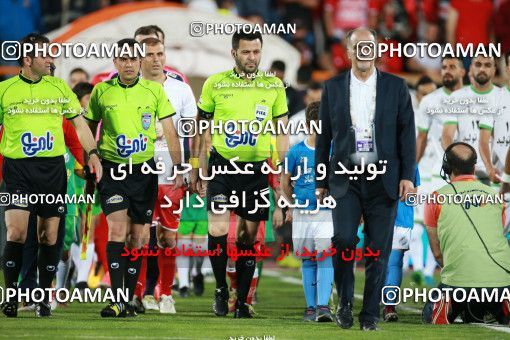 1403363, Tehran, , Iran Pro League، Persian Gulf Cup، 2018-19 season، Second Leg، Week 29، Persepolis ۱ v ۱ Gostaresh Foulad Tabriz on 2019/05/11 at Azadi Stadium