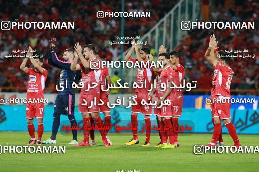 1403508, Tehran, , Iran Pro League، Persian Gulf Cup، 2018-19 season، Second Leg، Week 29، Persepolis ۱ v ۱ Gostaresh Foulad Tabriz on 2019/05/11 at Azadi Stadium