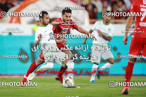 1403992, Tehran, , Iran Pro League، Persian Gulf Cup، 2018-19 season، Second Leg، Week 29، Persepolis ۱ v ۱ Gostaresh Foulad Tabriz on 2019/05/11 at Azadi Stadium