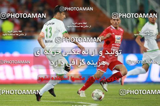 1403999, Tehran, , Iran Pro League، Persian Gulf Cup، 2018-19 season، Second Leg، Week 29، Persepolis ۱ v ۱ Gostaresh Foulad Tabriz on 2019/05/11 at Azadi Stadium