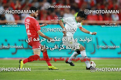 1403943, Tehran, , Iran Pro League، Persian Gulf Cup، 2018-19 season، Second Leg، Week 29، Persepolis ۱ v ۱ Gostaresh Foulad Tabriz on 2019/05/11 at Azadi Stadium