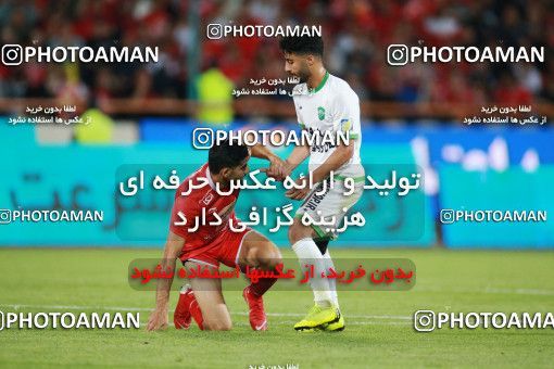 1403905, Tehran, , Iran Pro League، Persian Gulf Cup، 2018-19 season، Second Leg، Week 29، Persepolis ۱ v ۱ Gostaresh Foulad Tabriz on 2019/05/11 at Azadi Stadium