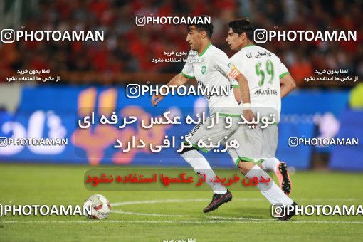 1403795, Tehran, , Iran Pro League، Persian Gulf Cup، 2018-19 season، Second Leg، Week 29، Persepolis ۱ v ۱ Gostaresh Foulad Tabriz on 2019/05/11 at Azadi Stadium