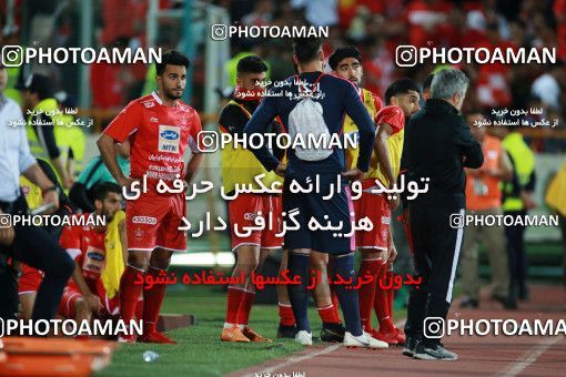 1403590, Tehran, , Iran Pro League، Persian Gulf Cup، 2018-19 season، Second Leg، Week 29، Persepolis ۱ v ۱ Gostaresh Foulad Tabriz on 2019/05/11 at Azadi Stadium