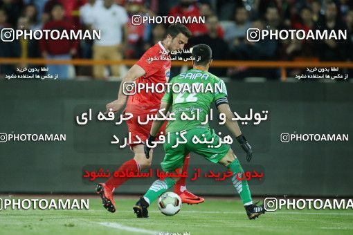 1407863, Tehran, , Iran Pro League، Persian Gulf Cup، 2018-19 season، Second Leg، Week 25، Persepolis 3 v 2 Saipa on 2019/04/13 at Azadi Stadium