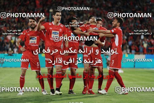 1407925, Tehran, , Iran Pro League، Persian Gulf Cup، 2018-19 season، Second Leg، Week 25، Persepolis 3 v 2 Saipa on 2019/04/13 at Azadi Stadium