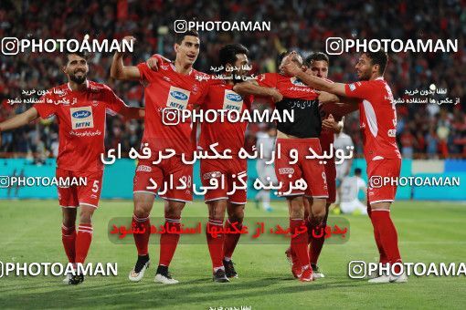 1407964, Tehran, , Iran Pro League، Persian Gulf Cup، 2018-19 season، Second Leg، Week 25، Persepolis 3 v 2 Saipa on 2019/04/13 at Azadi Stadium