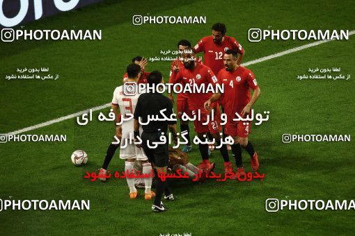 1413462, Abu Dhabi, , مسابقات فوتبال جام ملت های آسیا 2019 امارات, Group stage, Iran 5 v 0 Yemen on 2019/01/07 at Mohammed bin Zayed Stadium