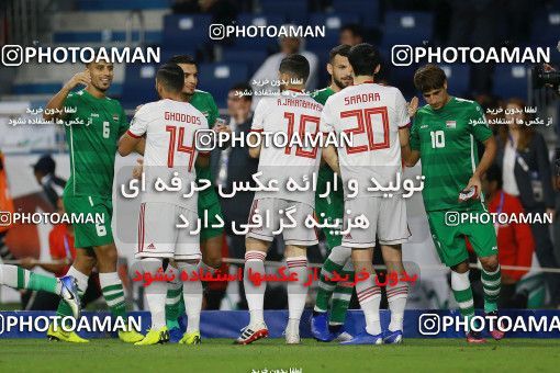 1613118, Dubai, , مسابقات فوتبال جام ملت های آسیا 2019 امارات, Group stage, Iran [*parameter:140*] v [*parameter:139*] Iraq on 2019/01/16 at Al-Maktoum Stadium