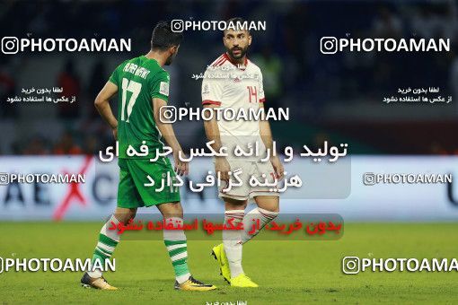 1613243, Dubai, , مسابقات فوتبال جام ملت های آسیا 2019 امارات, Group stage, Iran [*parameter:140*] v [*parameter:139*] Iraq on 2019/01/16 at Al-Maktoum Stadium