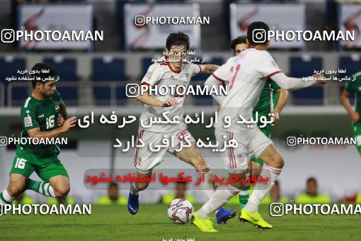 1612964, Dubai, , مسابقات فوتبال جام ملت های آسیا 2019 امارات, Group stage, Iran [*parameter:140*] v [*parameter:139*] Iraq on 2019/01/16 at Al-Maktoum Stadium