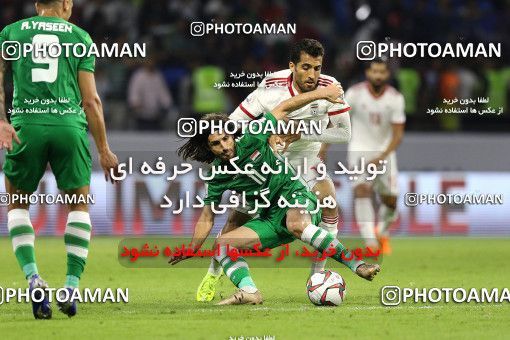 1828997, Dubai, , مسابقات فوتبال جام ملت های آسیا 2019 امارات, Group stage, Iran [*parameter:140*] v [*parameter:139*] Iraq on 2019/01/16 at Al-Maktoum Stadium