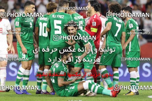 1829028, Dubai, , مسابقات فوتبال جام ملت های آسیا 2019 امارات, Group stage, Iran [*parameter:140*] v [*parameter:139*] Iraq on 2019/01/16 at Al-Maktoum Stadium