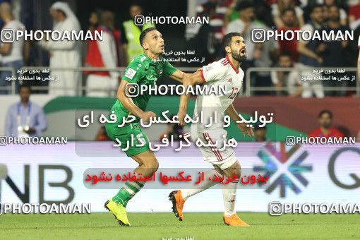 1829123, Dubai, , مسابقات فوتبال جام ملت های آسیا 2019 امارات, Group stage, Iran [*parameter:140*] v [*parameter:139*] Iraq on 2019/01/16 at Al-Maktoum Stadium