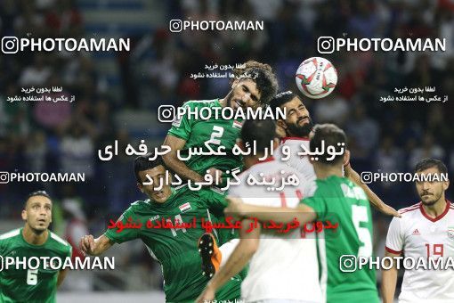 1828972, Dubai, , مسابقات فوتبال جام ملت های آسیا 2019 امارات, Group stage, Iran [*parameter:140*] v [*parameter:139*] Iraq on 2019/01/16 at Al-Maktoum Stadium