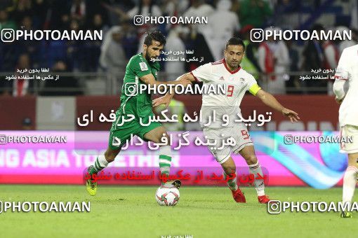 1829133, Dubai, , مسابقات فوتبال جام ملت های آسیا 2019 امارات, Group stage, Iran [*parameter:140*] v [*parameter:139*] Iraq on 2019/01/16 at Al-Maktoum Stadium