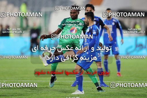 1414185, Tehran, Iran, Iran Pro League، Persian Gulf Cup، 2018-19 season، Second Leg، Week 17، Esteghlal 3 v ۰ Zob Ahan Esfahan on 2019/02/24 at Azadi Stadium