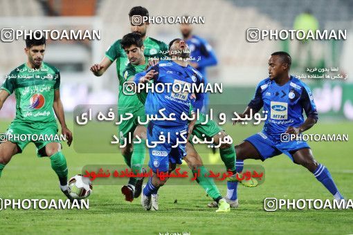 1414106, Tehran, Iran, Iran Pro League، Persian Gulf Cup، 2018-19 season، Second Leg، Week 17، Esteghlal 3 v ۰ Zob Ahan Esfahan on 2019/02/24 at Azadi Stadium