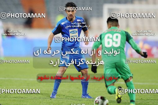 1414087, Tehran, Iran, Iran Pro League، Persian Gulf Cup، 2018-19 season، Second Leg، Week 17، Esteghlal 3 v ۰ Zob Ahan Esfahan on 2019/02/24 at Azadi Stadium