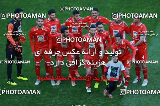 1434535, Tehran, , جام حذفی فوتبال ایران, 1.4 round, Khorramshahr Cup, Persepolis (3) 1 v 1 (۱) Padideh Mashhad on 2019/02/18 at Azadi Stadium