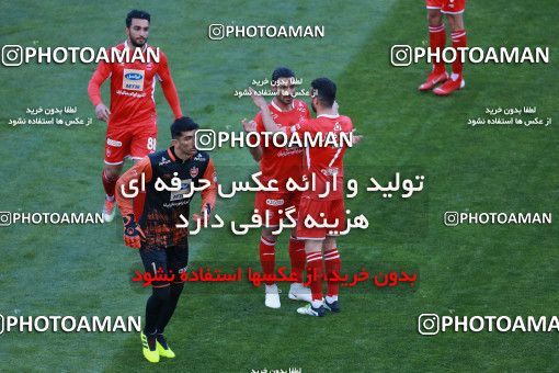 1434666, Tehran, , جام حذفی فوتبال ایران, 1.4 round, Khorramshahr Cup, Persepolis (3) 1 v 1 (۱) Padideh Mashhad on 2019/02/18 at Azadi Stadium