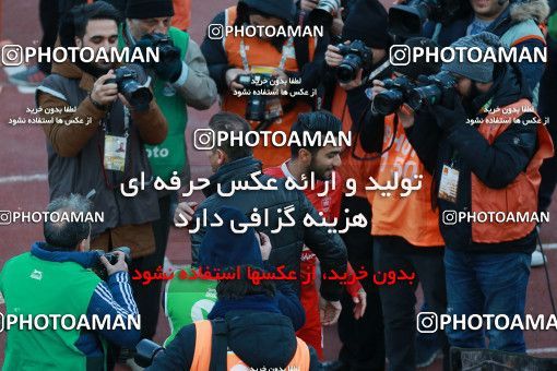 1434539, Tehran, , جام حذفی فوتبال ایران, 1.4 round, Khorramshahr Cup, Persepolis (3) 1 v 1 (۱) Padideh Mashhad on 2019/02/18 at Azadi Stadium