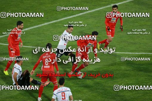 1434676, Tehran, , جام حذفی فوتبال ایران, 1.4 round, Khorramshahr Cup, Persepolis (3) 1 v 1 (۱) Padideh Mashhad on 2019/02/18 at Azadi Stadium