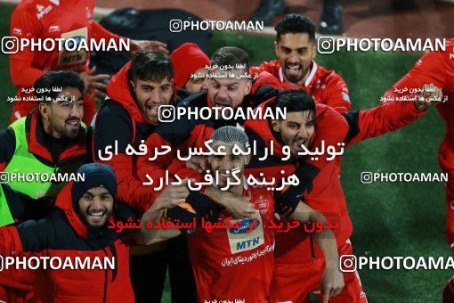 1434925, Tehran, , جام حذفی فوتبال ایران, 1.4 round, Khorramshahr Cup, Persepolis (3) 1 v 1 (۱) Padideh Mashhad on 2019/02/18 at Azadi Stadium