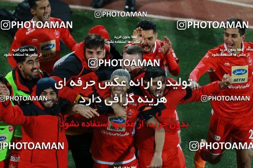 1434888, Tehran, , جام حذفی فوتبال ایران, 1.4 round, Khorramshahr Cup, Persepolis (3) 1 v 1 (۱) Padideh Mashhad on 2019/02/18 at Azadi Stadium