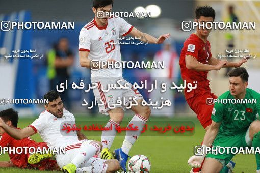 1612855, Abu Dhabi, , مسابقات فوتبال جام ملت های آسیا 2019 امارات, Group stage, Iran [*parameter:140*] v [*parameter:139*] Vietnam on 2019/01/12 at Al Nahyan Stadium