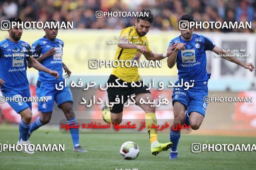 1423632, Isfahan, , Iran Pro League، Persian Gulf Cup، 2018-19 season، Second Leg، Week 25، Sepahan ۰ v ۱ Esteghlal on 2019/04/12 at Naghsh-e Jahan Stadium