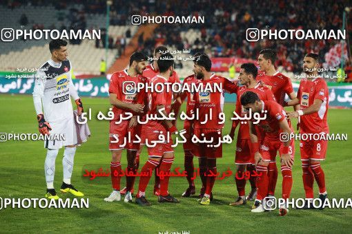 1422617, Tehran, , Iran Pro League، Persian Gulf Cup، 2018-19 season، Second Leg، Week 20، Persepolis ۱ v ۰ Sanat Naft Abadan on 2019/02/28 at Azadi Stadium