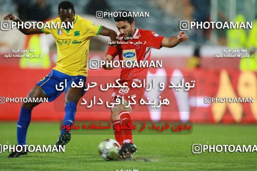 1422595, Tehran, , Iran Pro League، Persian Gulf Cup، 2018-19 season، Second Leg، Week 20، Persepolis ۱ v ۰ Sanat Naft Abadan on 2019/02/28 at Azadi Stadium