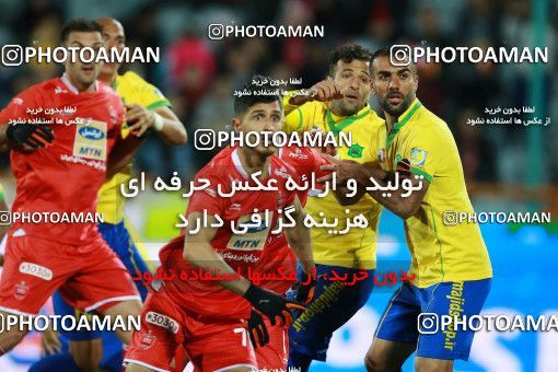 1422775, Tehran, , لیگ برتر فوتبال ایران، Persian Gulf Cup، Week 20، Second Leg، Persepolis 1 v 0 Sanat Naft Abadan on 2019/02/28 at Azadi Stadium