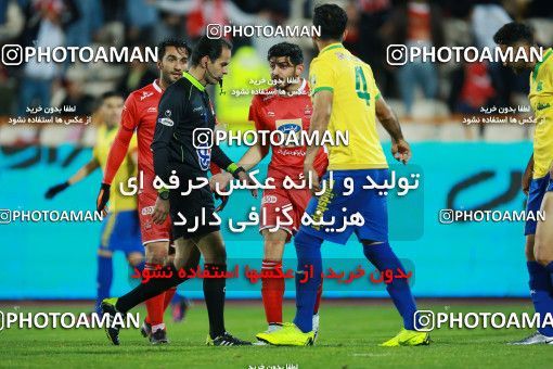 1422988, Tehran, , Iran Pro League، Persian Gulf Cup، 2018-19 season، Second Leg، Week 20، Persepolis ۱ v ۰ Sanat Naft Abadan on 2019/02/28 at Azadi Stadium