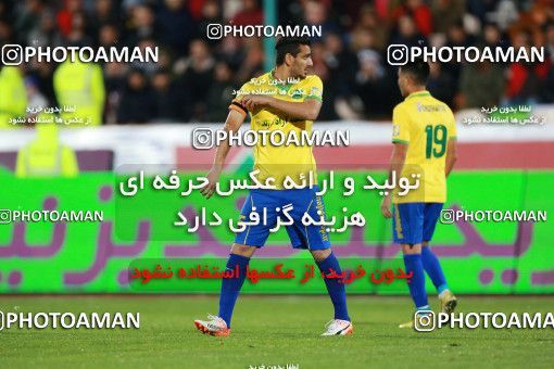 1422880, Tehran, , Iran Pro League، Persian Gulf Cup، 2018-19 season، Second Leg، Week 20، Persepolis ۱ v ۰ Sanat Naft Abadan on 2019/02/28 at Azadi Stadium