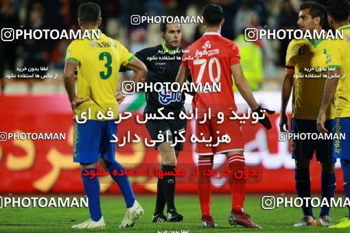 1423029, Tehran, , Iran Pro League، Persian Gulf Cup، 2018-19 season، Second Leg، Week 20، Persepolis ۱ v ۰ Sanat Naft Abadan on 2019/02/28 at Azadi Stadium