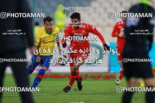 1423027, Tehran, , Iran Pro League، Persian Gulf Cup، 2018-19 season، Second Leg، Week 20، Persepolis ۱ v ۰ Sanat Naft Abadan on 2019/02/28 at Azadi Stadium