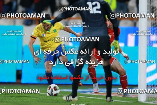 1422991, Tehran, , Iran Pro League، Persian Gulf Cup، 2018-19 season، Second Leg، Week 20، Persepolis ۱ v ۰ Sanat Naft Abadan on 2019/02/28 at Azadi Stadium