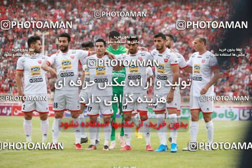 1436001, Tehran,Shahr Qods, , Iran Football Pro League، Persian Gulf Cup، 2018-19 Season، First Leg، Week 2، Tractor S.C. ۱ v ۰ Persepolis on 2019/08/30 at Yadegar-e Emam Stadium