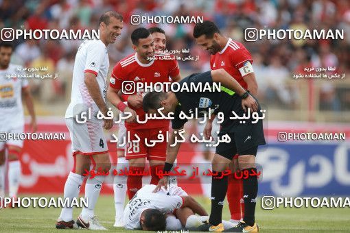 1436130, Tehran,Shahr Qods, , Iran Football Pro League، Persian Gulf Cup، Week 2، First Leg، Tractor Sazi 1 v 0 Persepolis on 2019/08/30 at Yadegar-e Emam Stadium